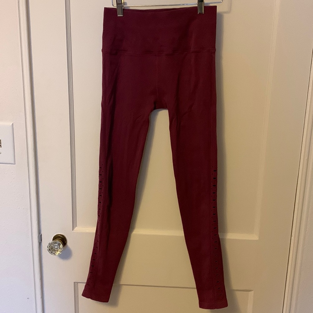 Spiritual gangster maroon workout pants